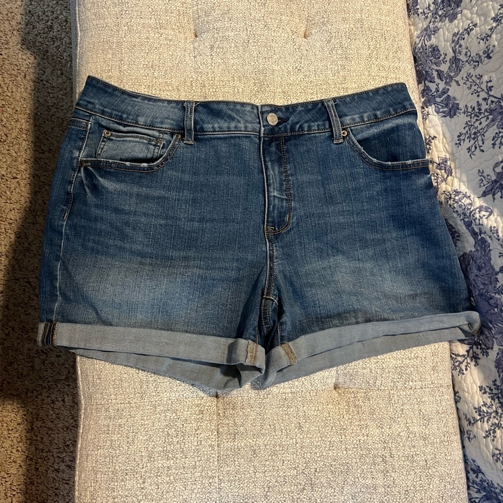 Time and Tru Classic Blue Jean Shorts